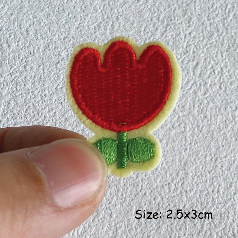 Cartoon Animals Embroidered Iron Patch For Clothing DIY Striped Sewing Patch