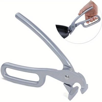 Захват для пиццы из литого алюминия, противень для выпечки, миска, кастрюля, тарелка, щипцы для пиццы, зажим-зажим