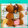 Plush Capybara Strawberry Toy Cartoon Animal Stuffed Doll Decoration Gift Kids