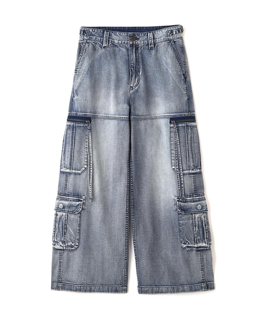 AVIREX W POCKET DENIM PANTS Women's M 369 Wash Used 783-5211601