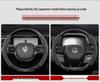 Leapmotor 3D Embossed Suede Steering Wheel Cover, Non-Slip, Breathable, Universal for All Seasons.