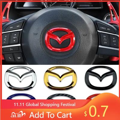 2025 Горячие Аксессуары Значок Центральной Части Руля для Mazda 6 3 323 2 Axela Atenza Speed CX4 CX3 CX7 CX5 CX9 CX30 RX8