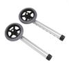2Pcs Walker Wheels Replacement Adjustable for The Elderly Disabled Accessories Aluminum Alloy Legs