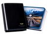 Elegant, large men's wallet made of natural leather - Peterson
