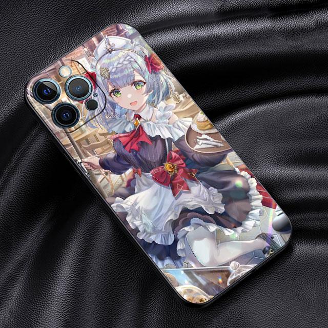 Мягкий чехол для Apple iPhone 11 13 Pro Max 14 12 Mini 7 8 Plus X XS XR SE 2020 6 6S 5 5S, чехол для телефона Funda Genshin Impact Girl Sac