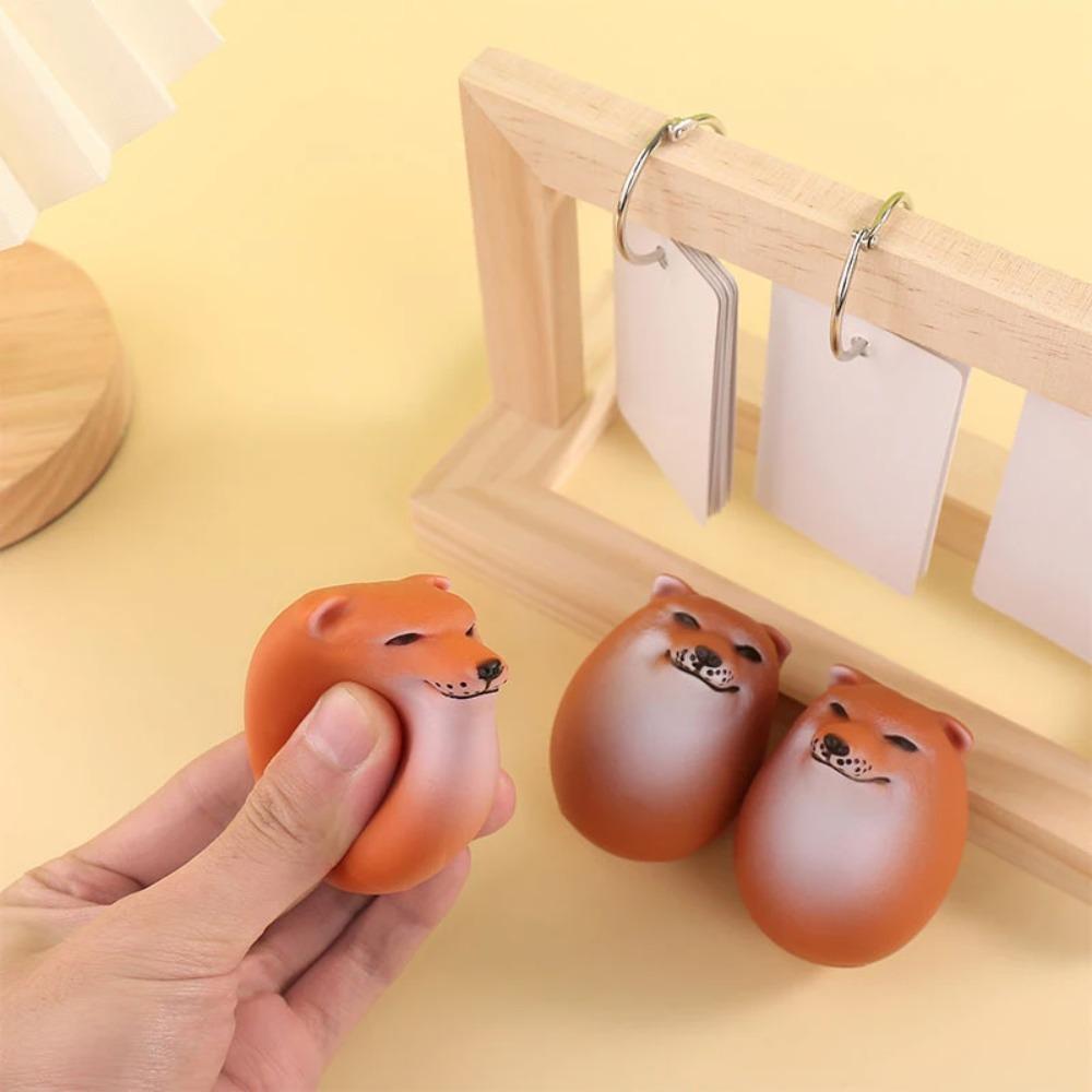 Shibako Dog Egg Dog Egg Toy Shiba Inu Desk Decor Fun Squishy Fidget Toy Gift
