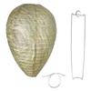 Wasp Nest Decoy Hanging Bee Deterrent Paper Lantern 22*28CM Drive Bee Hive Swirl Cloth Environmentally Friendly Stainless Steel Home Garden