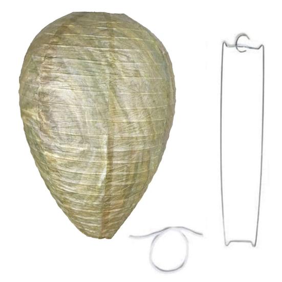 Осиное гнездо-приманка, подвесной сдерживающий пчелы бумажный фонарь, 22*28 см, приводной пчелиный улей, вихревая ткань, экологически чистая нержавеющая сталь, домашний сад