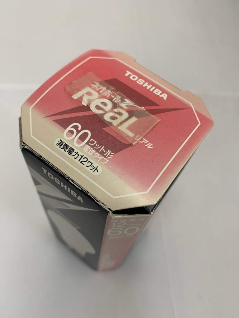 Флуоресцентная лампа Toshiba Neo Ball Z, форма реальной лампочки, 60 Вт, теплый белый, EFA15EL12-R, диаметр цоколя 26 мм