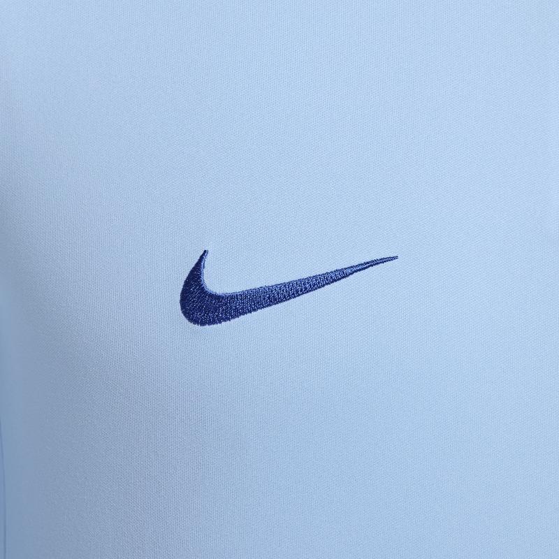 Nike Dri-Fit Шанхай Шэньхуа Дофамин Быстросохнущая Удобная Универсальная Футболка с Длинным Рукавом Мужские Топы Мысленно-синий Угольно-черный Кампусный-синий HM5725-436