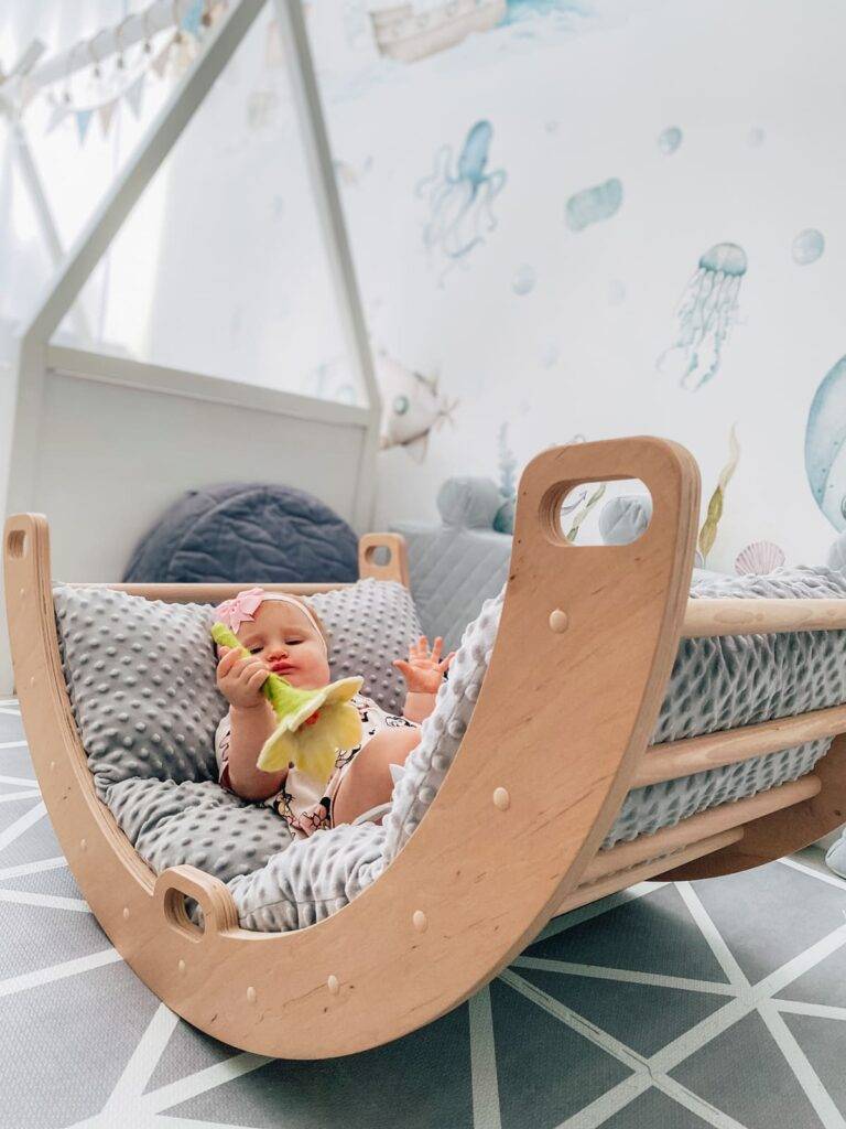 Одеяло для рокерборда XXL - светло-серое