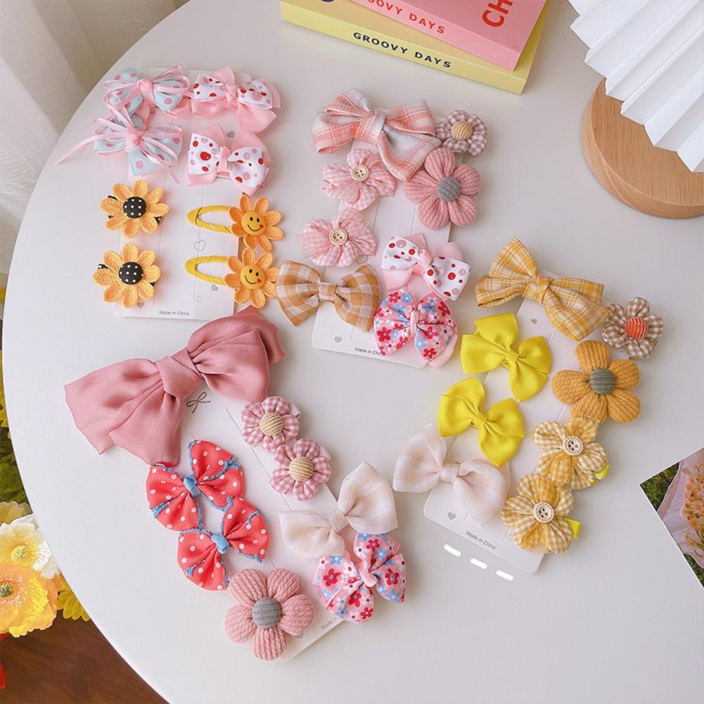 Детская заколка для волос 8 шт./компл. детские заколки для волос с бантом головные уборы BB зажим аксессуары для волос