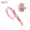 1-17 US Size Ring Sizer Measuring Set Reusable Finger Size Gauge Measure Tool Jewelry Sizing Tools for Wedding