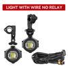 2 Pcs 40W LED Auxiliary Lamp 6000K Super Bright Fog Driving Light Kits Led Lighting Bulbs DRL For Motorcycle BMW K1600 R1200G