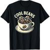 Кофе Cool Beans Любитель Кофеина Ретро Графическая Новинка Футболка