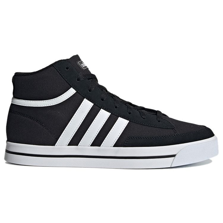 adidas Neo Retrovulc Mid Холст Замша Повседневные Амортизирующие Нескользящие Износостойкие Дышащие Мид-топ Ретро Баскетбольные Кроссовки Мужские Кроссовки H02212