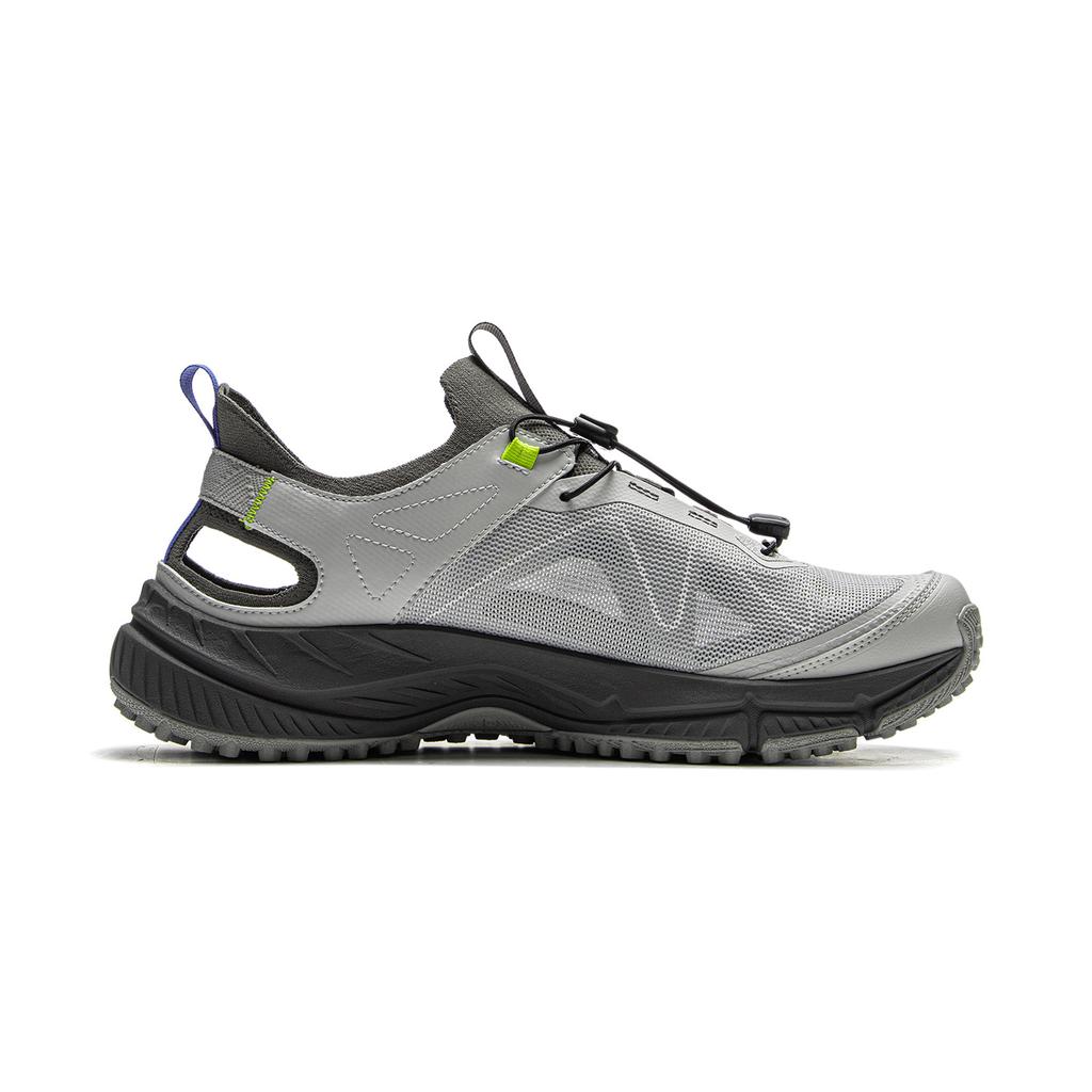 Новые LiNing Yijie LITE Нескользящие, Дышащие, Износостойкие, Противоударные Ботинки для речного треккинга Мужские Спокойный серый AHLV013-3