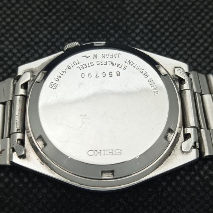 USED VINTAGE SEIKO 5 AUTO 7019A JAPAN MENS ORIGINAL DIAL WATCH 621b-a413591-2 SKU621b-a413591