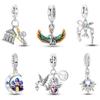 2024 New 925 Sterling Silver Love And Peace Castle Athena Nymph Charms Bead Fit 925 Original Bracelet Fine DIY Jewelry