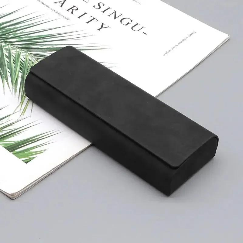 Футляр для очков с жестким корпусом, мужской и женский, из искусственной кожи, переносной, антиэкструзионный, складной, для хранения солнцезащитных очков