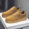 Hot Sale Yellow Men's Skateboard Shoes Cheap Trend Platform Casual Sneakers Men Streetwear Skate Sports Shoes Men Basket Homme