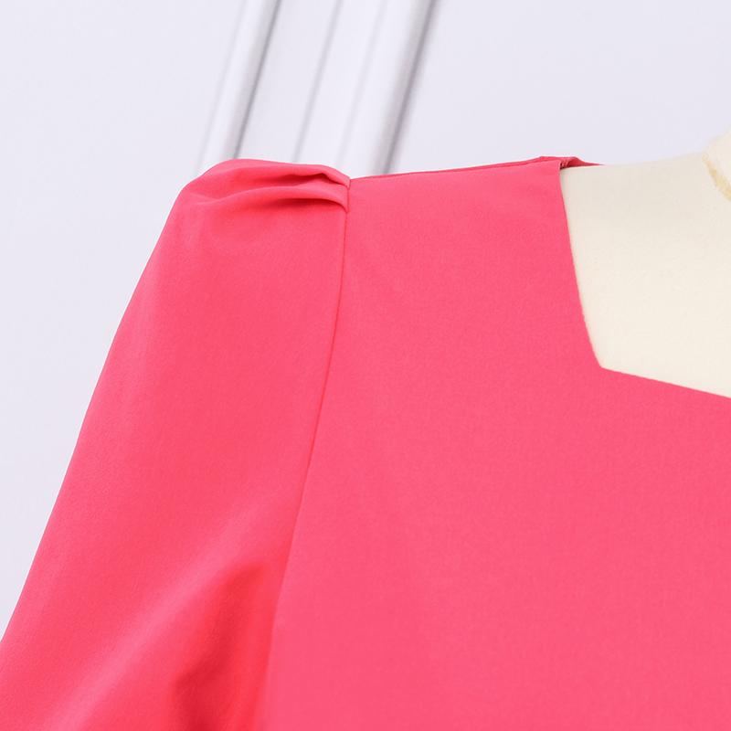 ZANZEA Женские летние блузки с квадратным вырезом и рукавами-фонариками 3/4