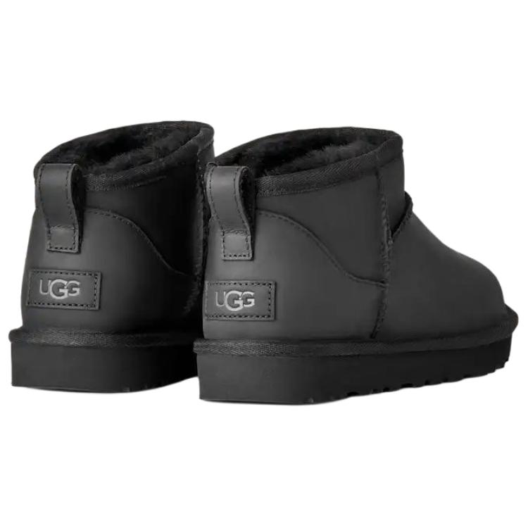 UGG КЛАССИЧЕСКИЕ УЛЬТРА МИНИ Термо Снежные Ботинки Женские Черные Кроссовки 1174210-BLK