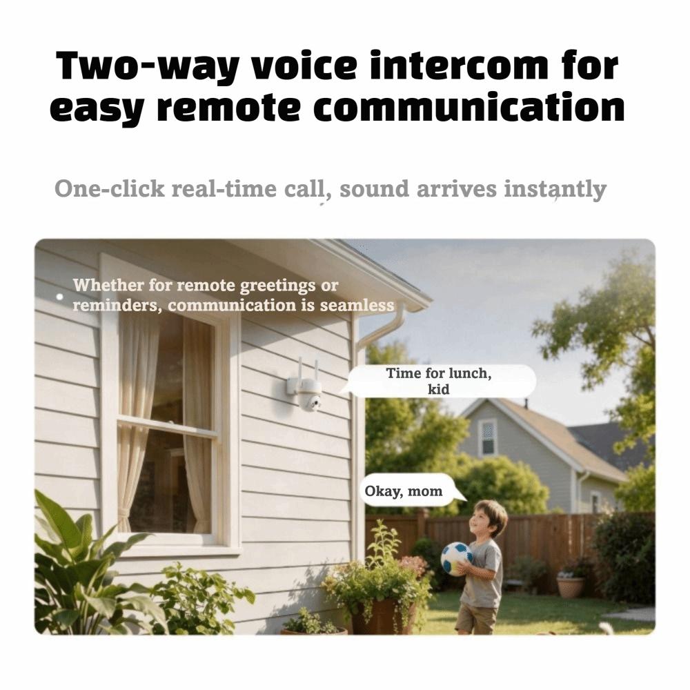 Night Vision HD WiFi Surveillance Camera Weatherproof 4G Network IP Camera Outside