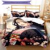 3pcs nezouko7 Design Cover Set - HD Printed Bedding with 1 Cover and 2 Pillowcases - Perfect for Home and Dorm Decor