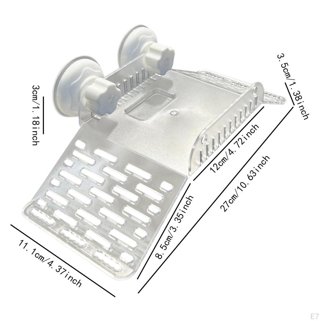 Платформа для купания черепахи Акриловые украшения Аксессуары Многоцелевая терраса для отдыха рептилий
