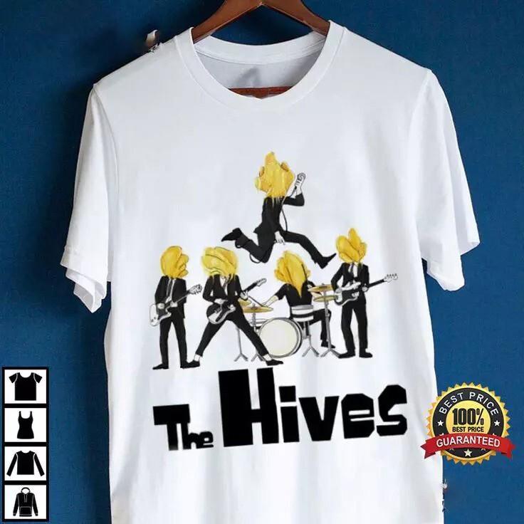 Новый! Рок-группа The Hives Рождественский Подарок Размер для Фанатов S - 5XL BT923 Унисекс Футболка