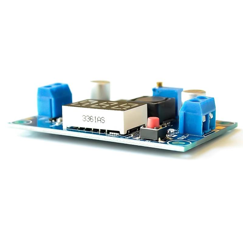 LM2596 DC DC Понижающий Преобразователь Регулятор Напряжения Светодиодный Дисплей Вольтметр 4.0~40 до 1.3-37В Понижающий Адаптер Регулируемый Источник Питания