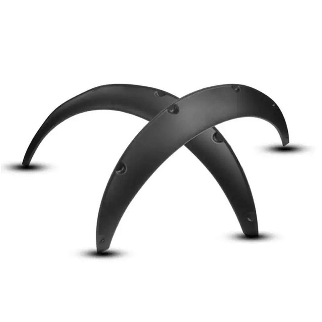 4 шт., 800 мм + 800 мм, универсальный комплект широкого кузова, колесные арки, авто комплект кузова, полиуретан, черный