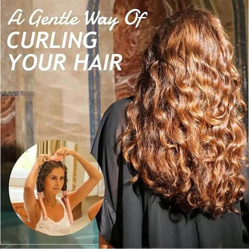 Поролоновая плойка без нагрева для сна, губка для завивки вьющихся волос, набор из 4 штук для длинных волос