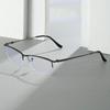 Business Men Optical Myopia Glasses Half Frame Women Short-sighted Eyeglasses Blue Light Blocking Eye Protection Eyeglass