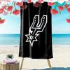 Spurs logo Print Beach Towel, Large Soft Quick Dry Towel for Beach Camping Swimming