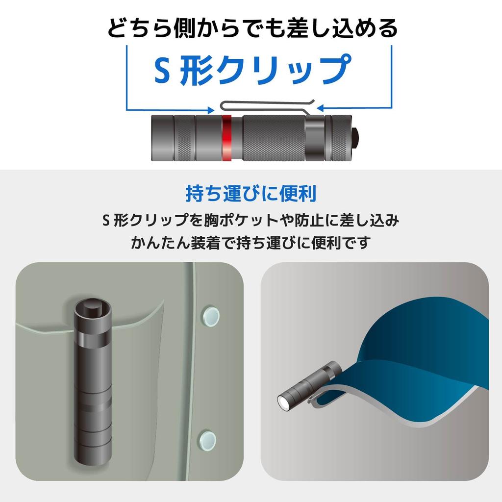 OHM Electric Waterproof LED Zoom Flashlight CT3 LHA-CT3Z-K2 08-1008