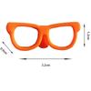 6pcs Glasses Silicone Wine Glass Drink Markers Silicone Funny Hawaiian Glasses  Party