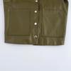 Новые осенние модели, женская одежда, стильный дизайн, универсальная куртка-бомбер из искусственной кожи