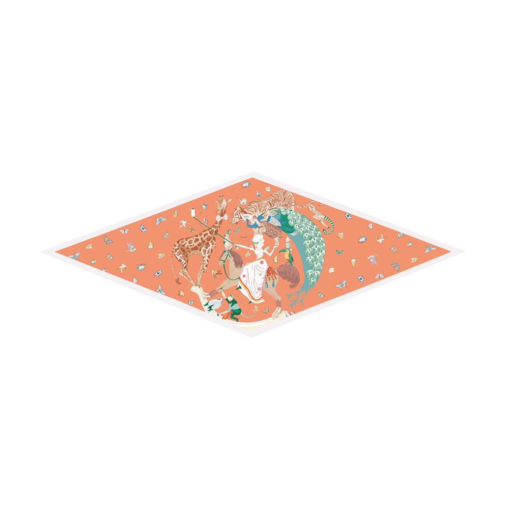 Diamond Scarf Fly Horse Print Brand Silk Scarves Wraps Women Luxury Bandana Headband Lady Hijabs Foulards Neckerchief Shawl