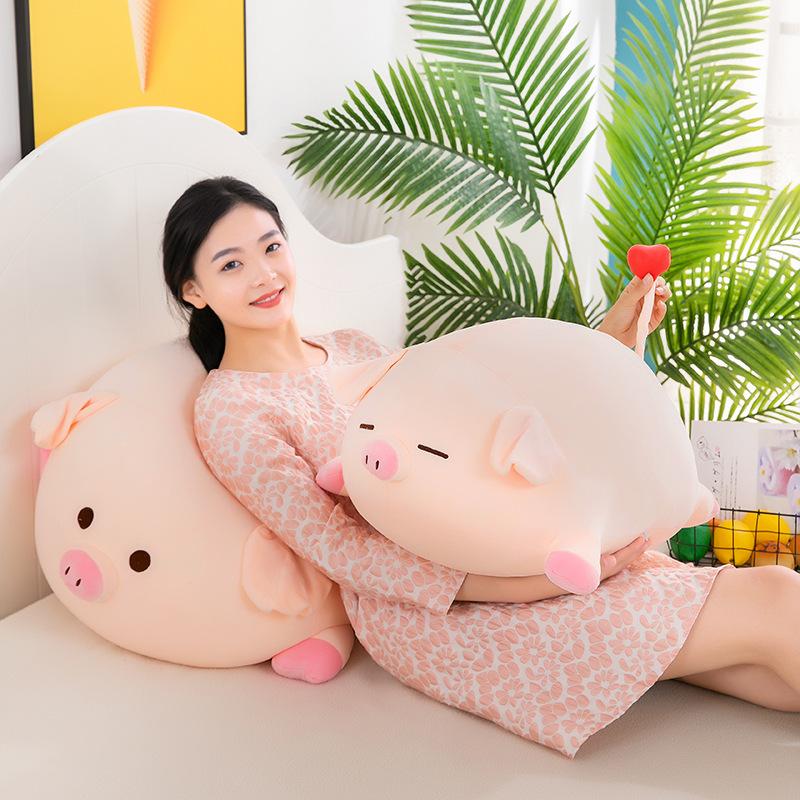 Та же плюшевая игрушка-свинья, популярная в интернете, кукла-свинья, большая подушка для дивана, кукла-свинья-шарик, подарок