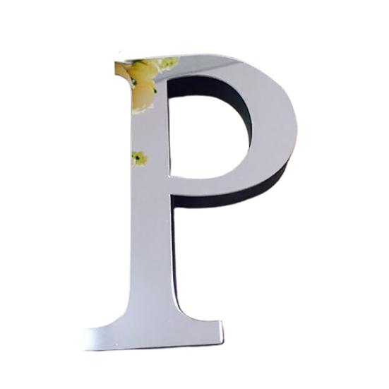 Популярные свадебные английские любовные письма домашний декор 3D зеркальные настенные наклейки алфавит рождественский декор ARI