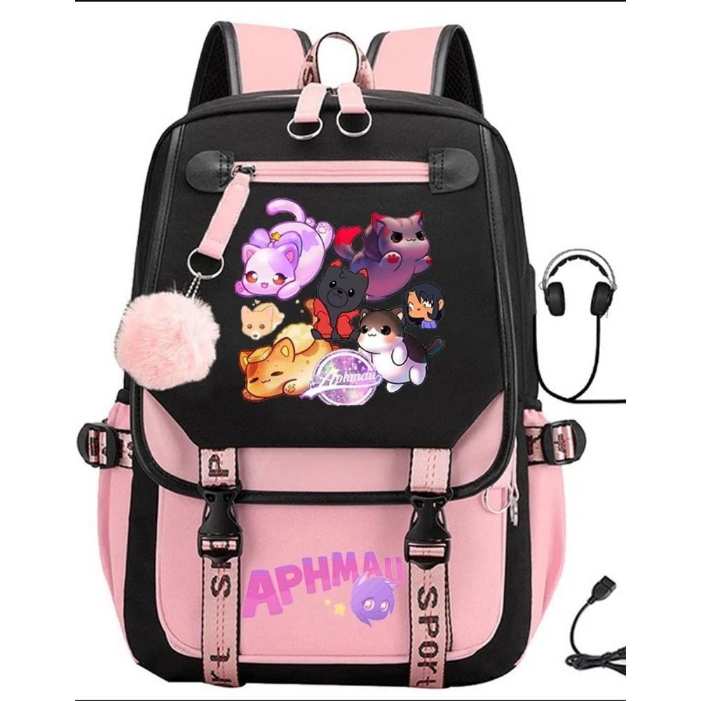 Harajuku Simple and Versatile Junior High School Student Schoolbag Female Lightweight Large-capacity Junior High School Student Backpack