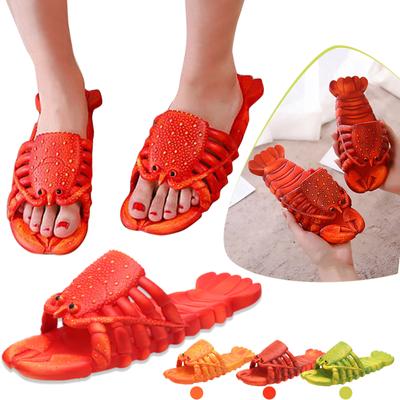 Домашние тапочки с лобстером для взрослых, мужчин и женщин, тапочки с животными, тапочки с животными