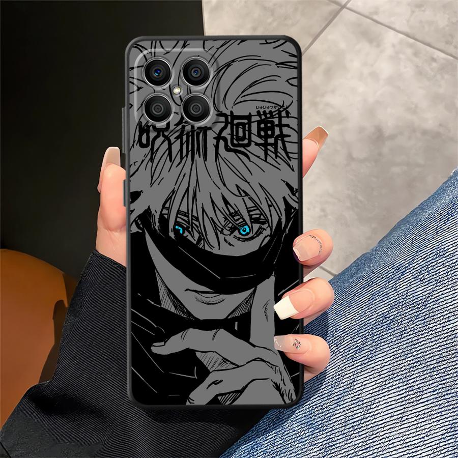 Аниме J-uju-tsus Ka-ise-ns Черный Мягкий Чехол для Телефона для Honor X6 70 Magic5Lite 200 400 Lite X8 8X X7 X5b 90 X9a