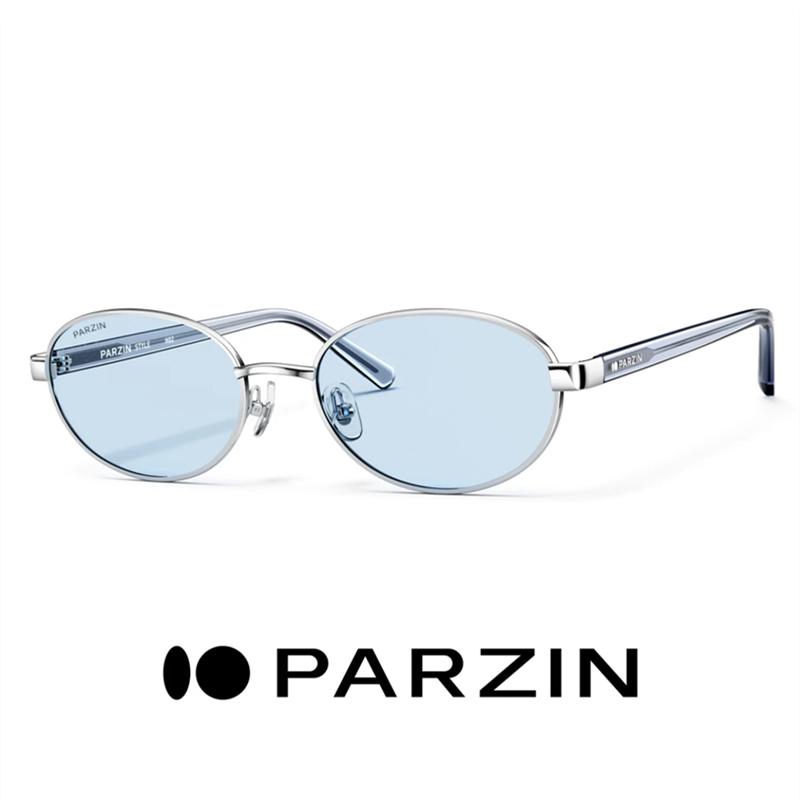 PARZIN Ретро Овальные Солнцезащитные Очки Для Женщин Сплав Новые Солнцезащитные Очки Мужские 8606