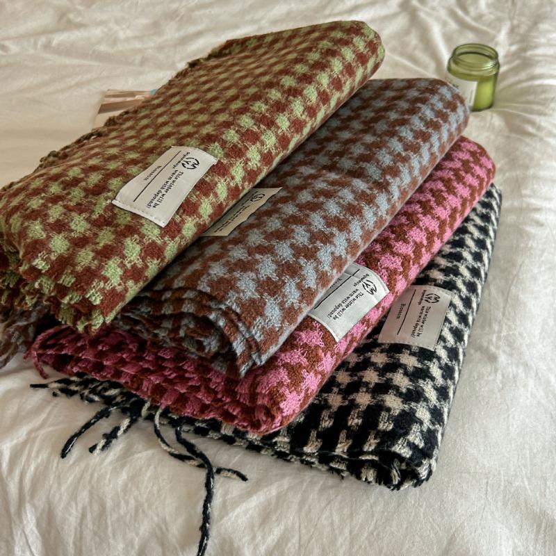 Scarf Women's Autumn and Winter New Imitation Cashmere Warm Scarf Couple Versatile Shawl Medium and Long Scarf