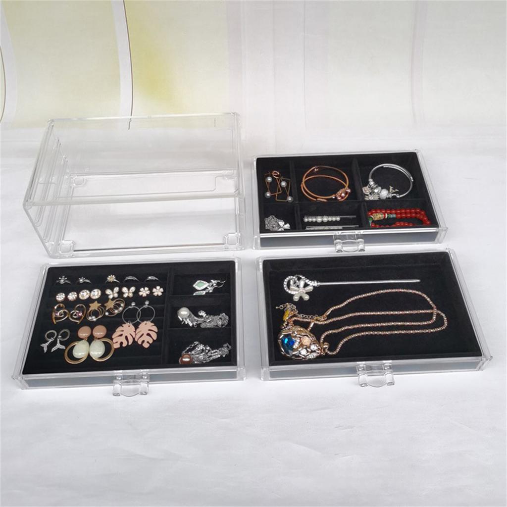 Fabric Jewelry Tray Jewelry Display Organizers Jewelry Showcase Tray Perfect for Pendant Organization and Display