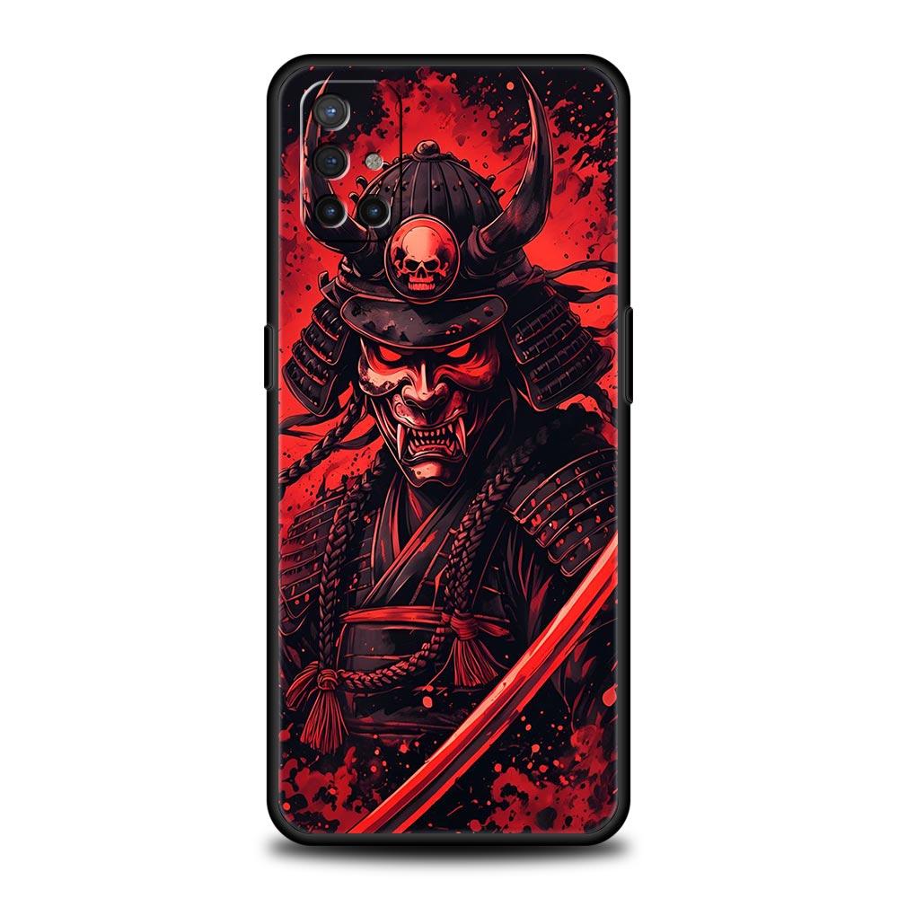 Чехол для телефона для OnePlus 15 13 12 11 10 9 8 7T Pro 13T 13R 12R 10R 9RT 8T Nord 2T CE 2 3 5G Lite Cover Япония Лицо Призрака Самурай
