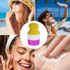 Шт. 100 мл детские аппликаторы для солнцезащитного крема, многоразовые портативные инструменты для нанесения солнцезащитного лосьона, роликовый аппликатор для губки, бутылка для хранения